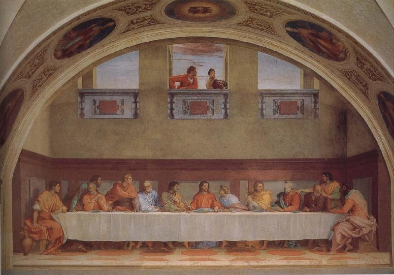 Andrea del Sarto Last supper Sweden oil painting art